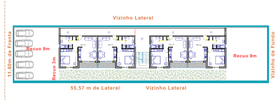 Implantação — Terreno 2